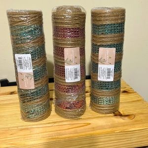 New Easter Burlap deco mesh